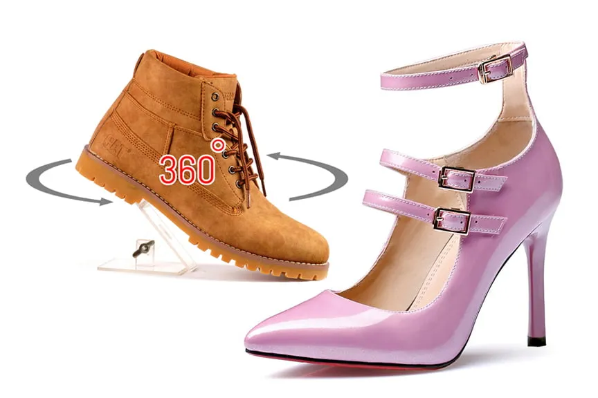 360-degree product photography showcasing a complete view of the product for e-commerce and online sales